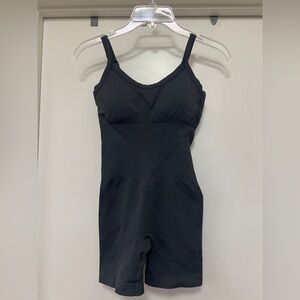 Aurola spaghetti strap romper - dark gray - S or XS.